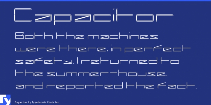 Capacitor font preview