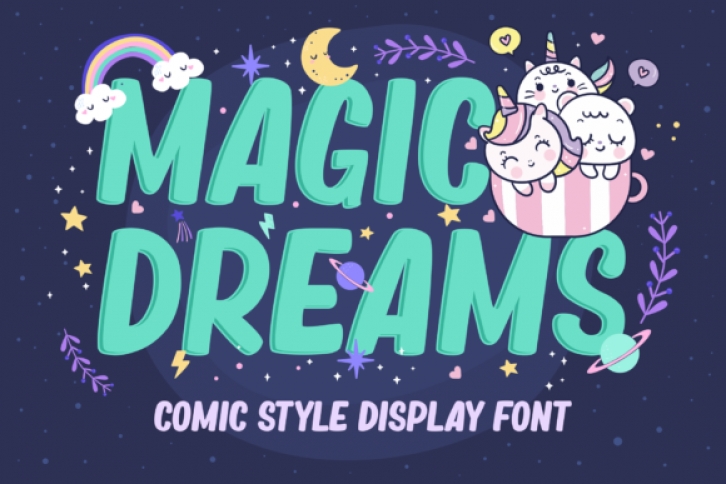 Magic Dreams font preview