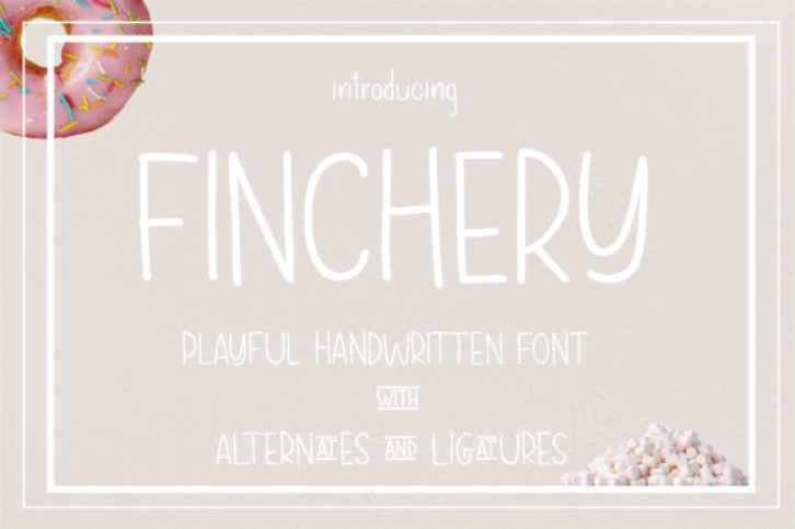 Finchery font preview