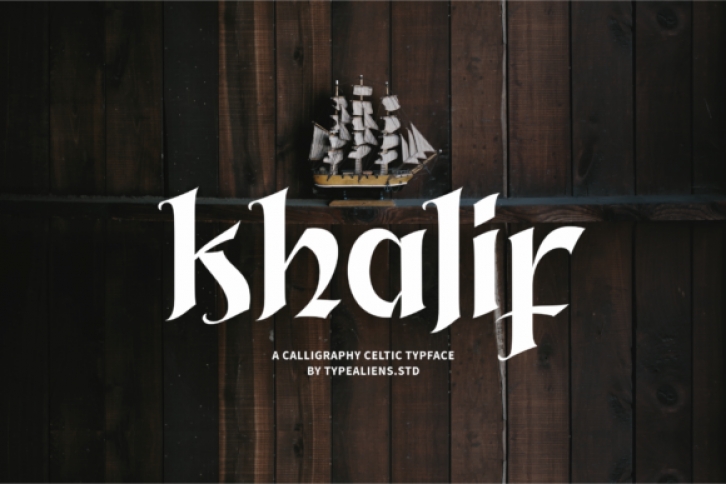 Khalif font preview