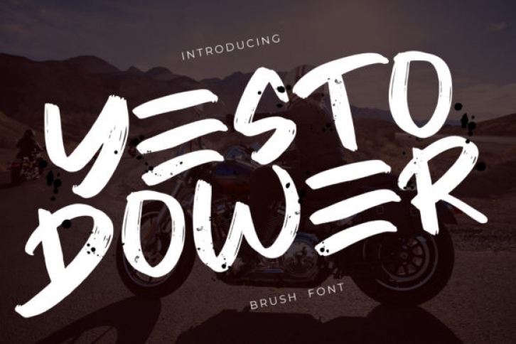 Yesto Dower font preview