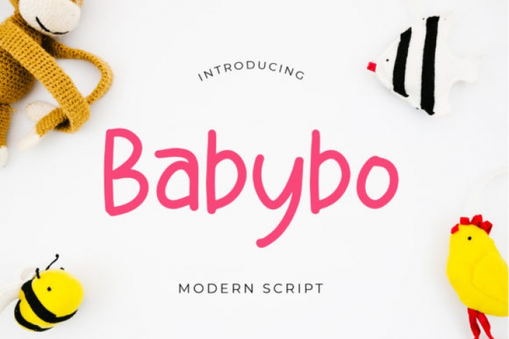Babybo font preview