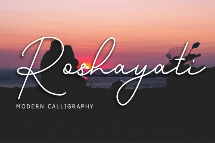 Roshayati font preview