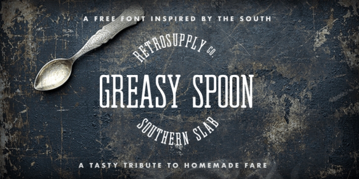 Greasy Spoon font preview