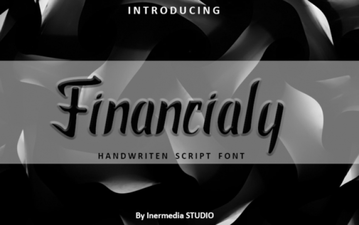 Financialy font preview