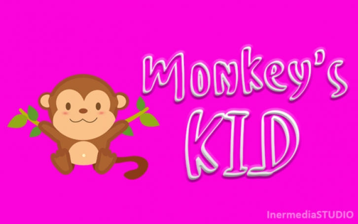 Monkey font preview