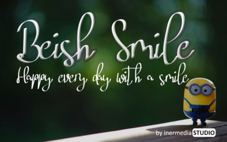 Beish Smile font preview