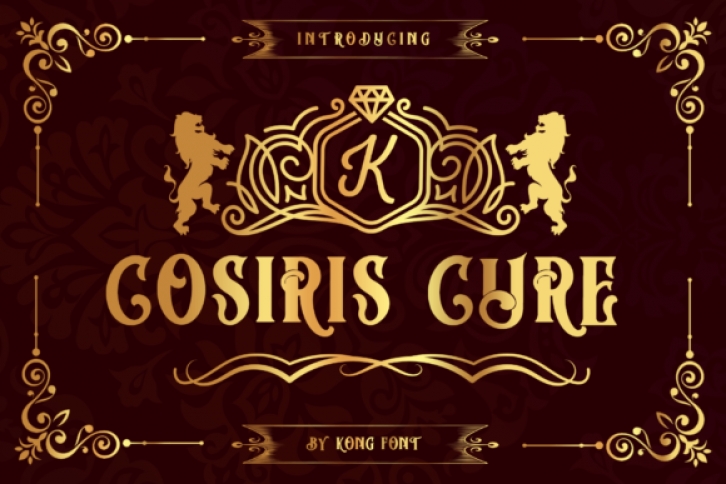 Cosiris Cure font preview