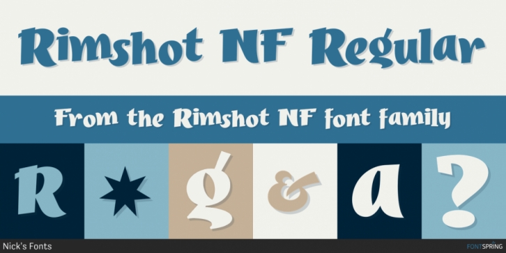 Rimshot NF font preview