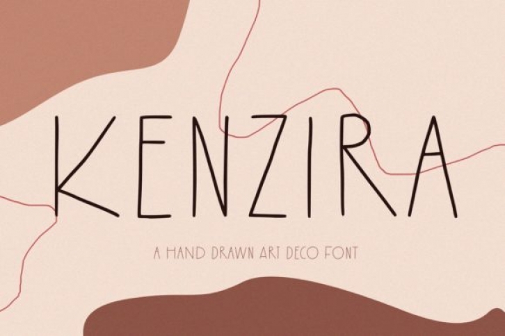 Kenzira font preview