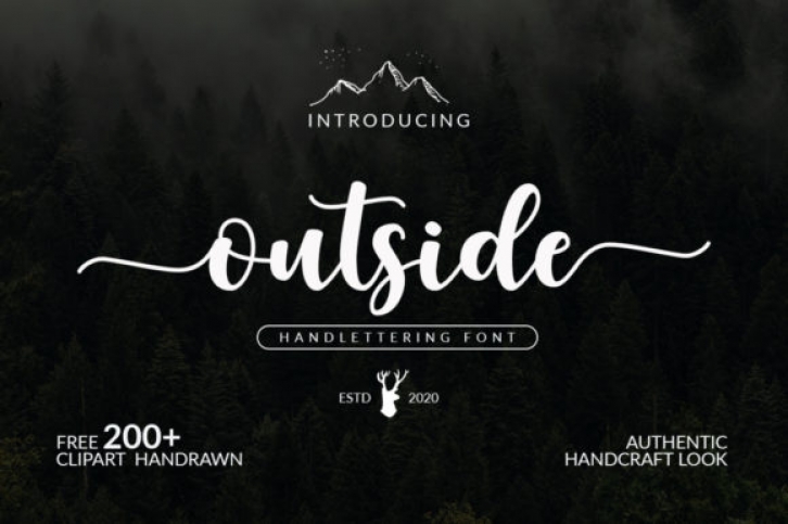 Outside font preview