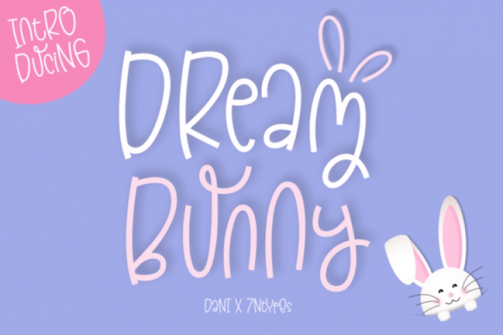 Dream Bunny font preview