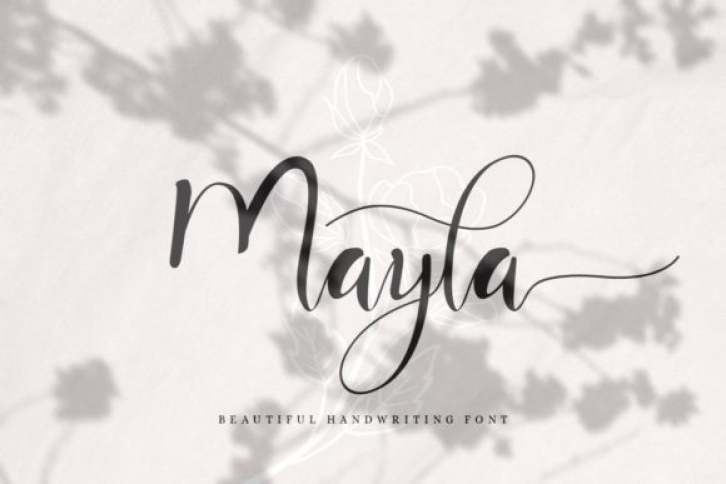 Mayla font preview