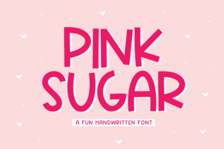 Pink Sugar font preview