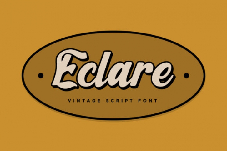 Eclare font preview
