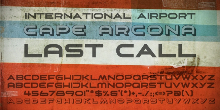 CA Aircona font preview