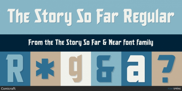 The Story So Far & Near font preview