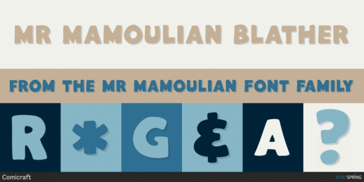 Mr Mamoulian font preview