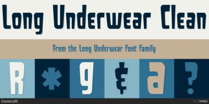 Long Underwear font preview