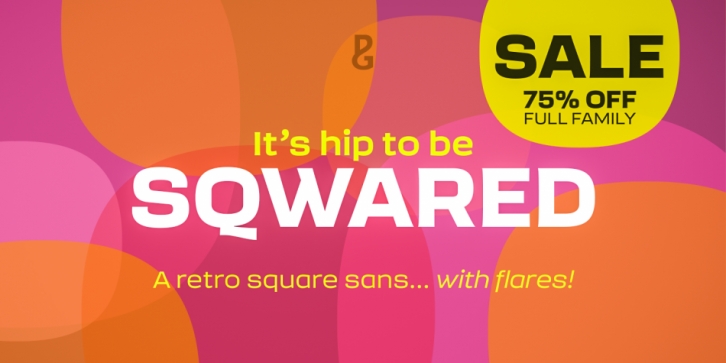 Sqwared font preview