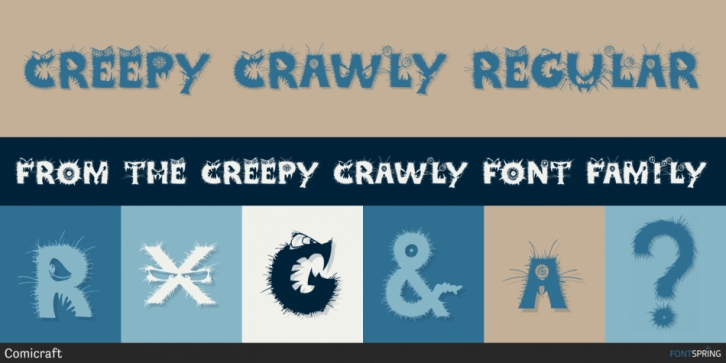 Creepy Crawly font preview