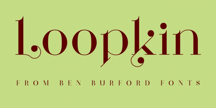 Loopkin font preview