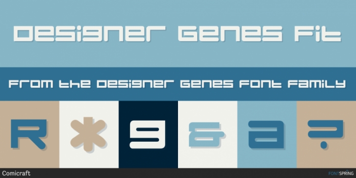Designer Genes font preview