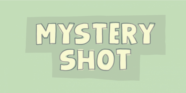 Mystery Shot font preview