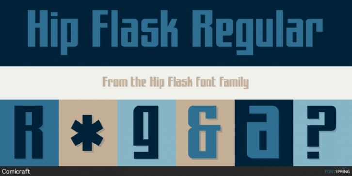 Hip Flask font preview