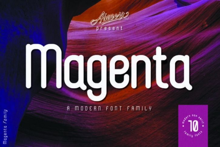 Magenta Family font preview