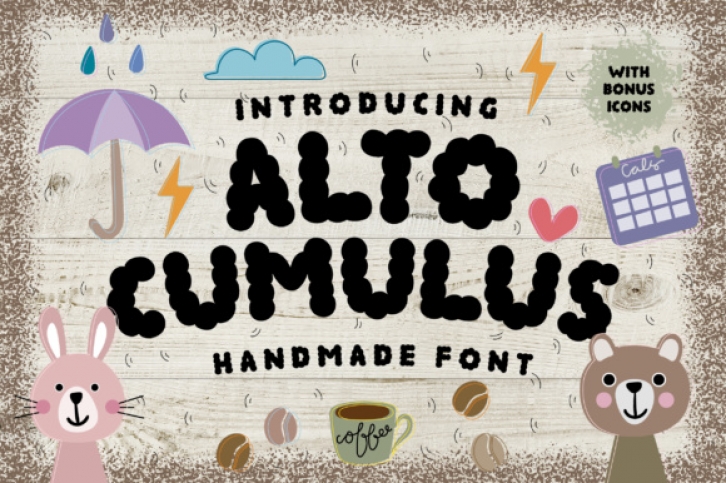 Altocumulus font preview