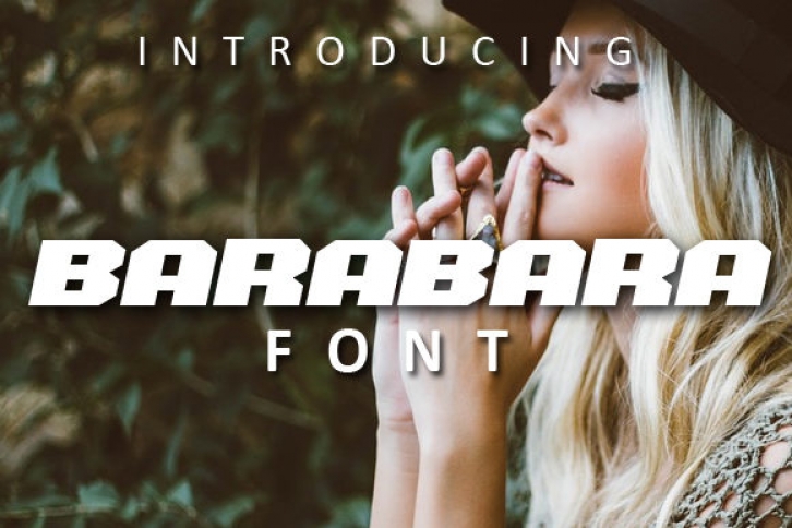 Barbara font preview