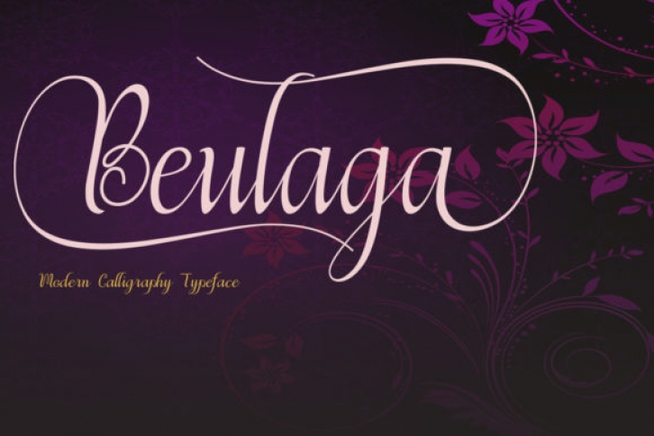 Beulaga font preview