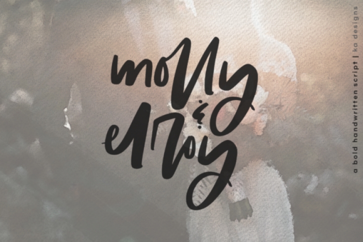 Molly & Elroy font preview