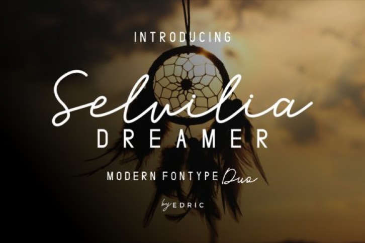 Selvilia Dreamer font preview