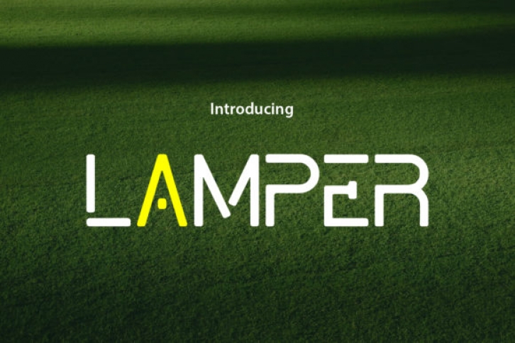 Lamper font preview