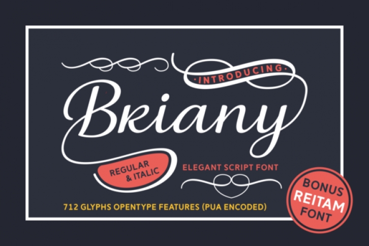 Briany font preview
