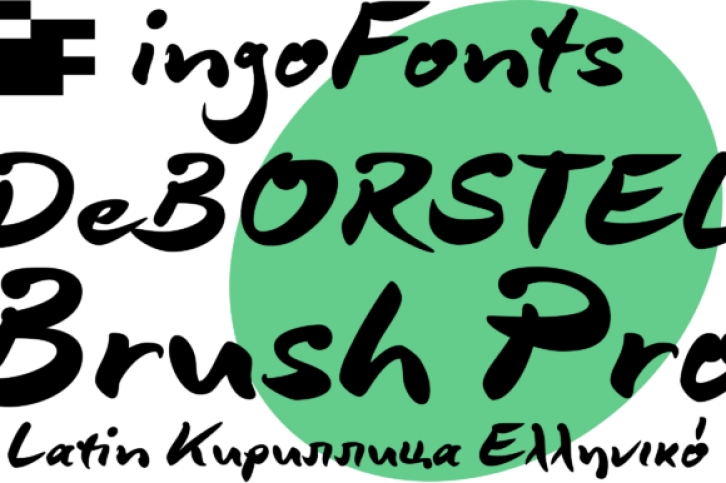 DeBorstel Brush Pro font preview