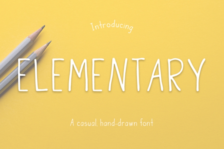 Elementary font preview
