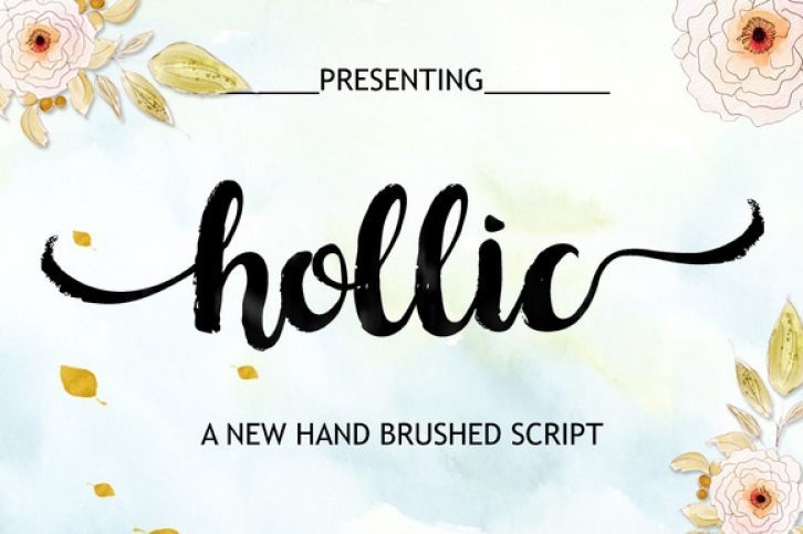 Hollic font preview