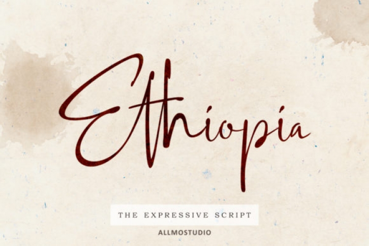 Ethiopia font preview