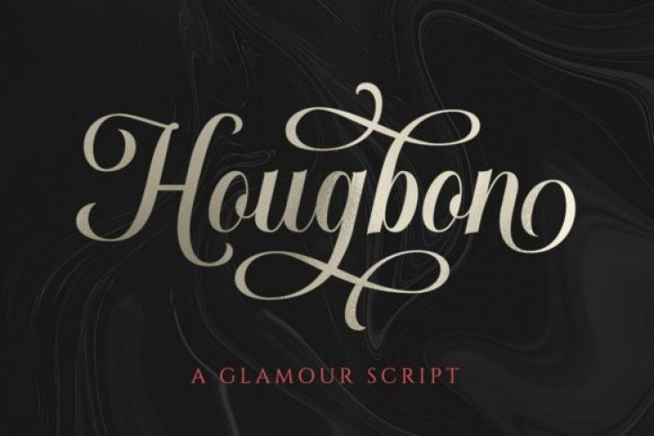 Hougbon font preview