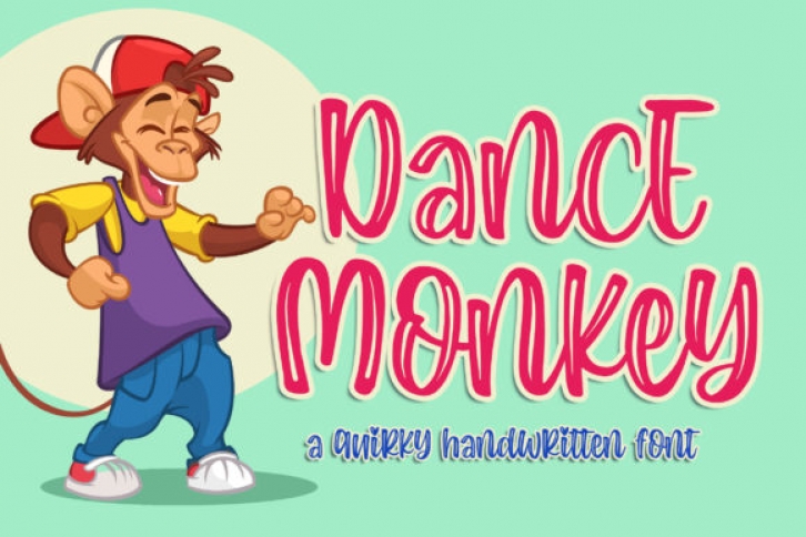 Dance Monkey font preview