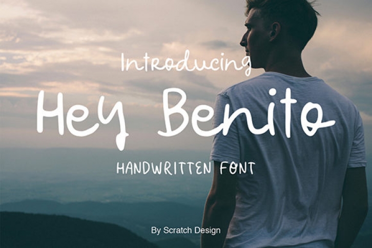 Hey Benito font preview