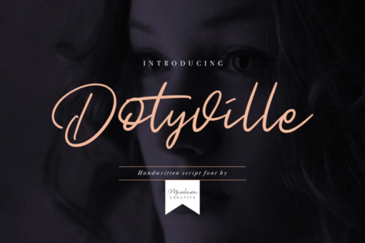 Dotyville font preview