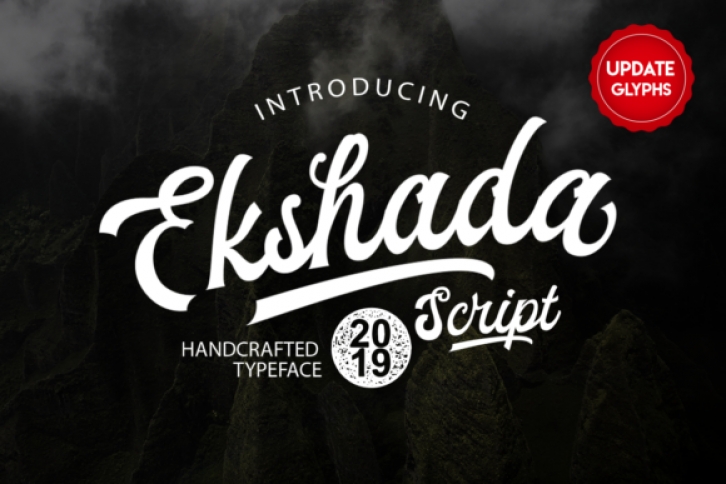 Ekshada font preview
