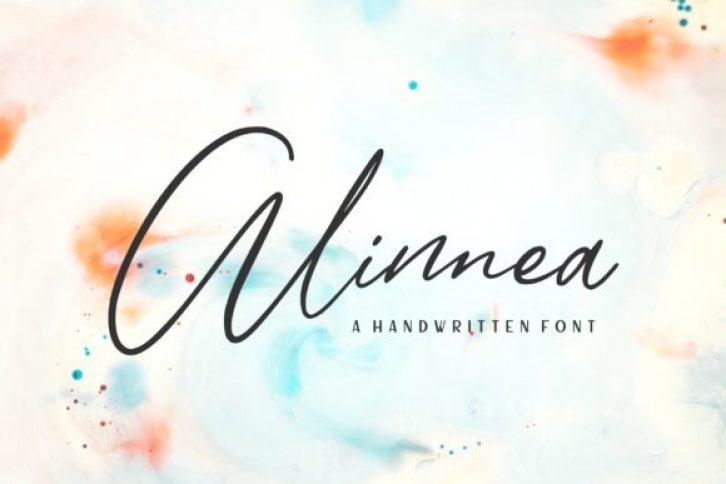 Alinnea font preview