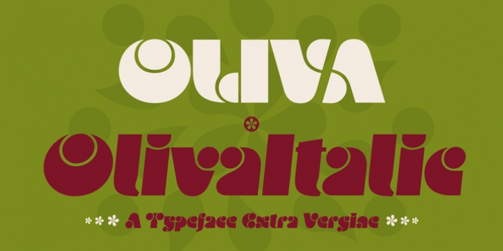 Oliva font preview