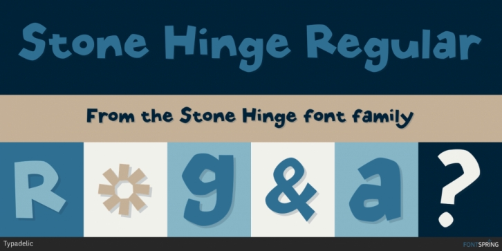 Stone Hinge font preview