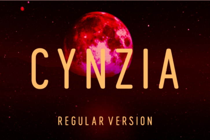 Cynzia font preview
